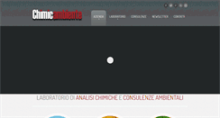 Desktop Screenshot of chimicambiente.net