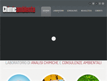 Tablet Screenshot of chimicambiente.net